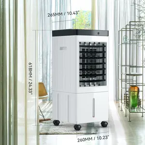 3-IN-1 Portable Air Cooler Fans with Remote Control Fan & Humidifier 10L Evaporative Coolers