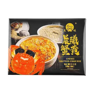 CHENXI Crab Roe Paste - Authentic Hairy Crab Butter Sauce (110g) - Rich Umami Flavor, Perfect for Rice, Noodles, and Instant Meals
