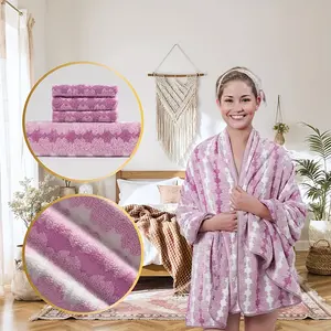 Premium 4 Piece Oversized Bath Towel Set, 71x35.5" Extra Large Bath Sheet + 3 Hand Towels, Lint Free Super Absorbent Soft Towels for Home, Hotel, Spa & Travel