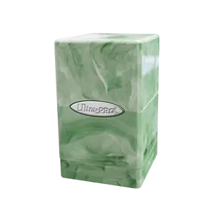 Marble SATIN® Tower DECK BOX® - Lime Green / White