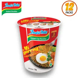 INDOMIE INSTANT NOODLES (CUP) Mi Goreng - 12 Packs