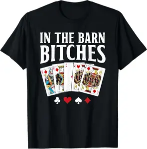Funny Euchre Art For Men Women Euchre Partner Euchre Player T-Shirt