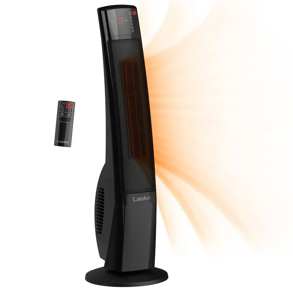 Lasko Ultra Ceramic Tower Room Space Heater Indoor Adjustable Black 1500W Lasko Ultra Ceramic Tower Room Space Heater Indoor Adjustable Black 1500W