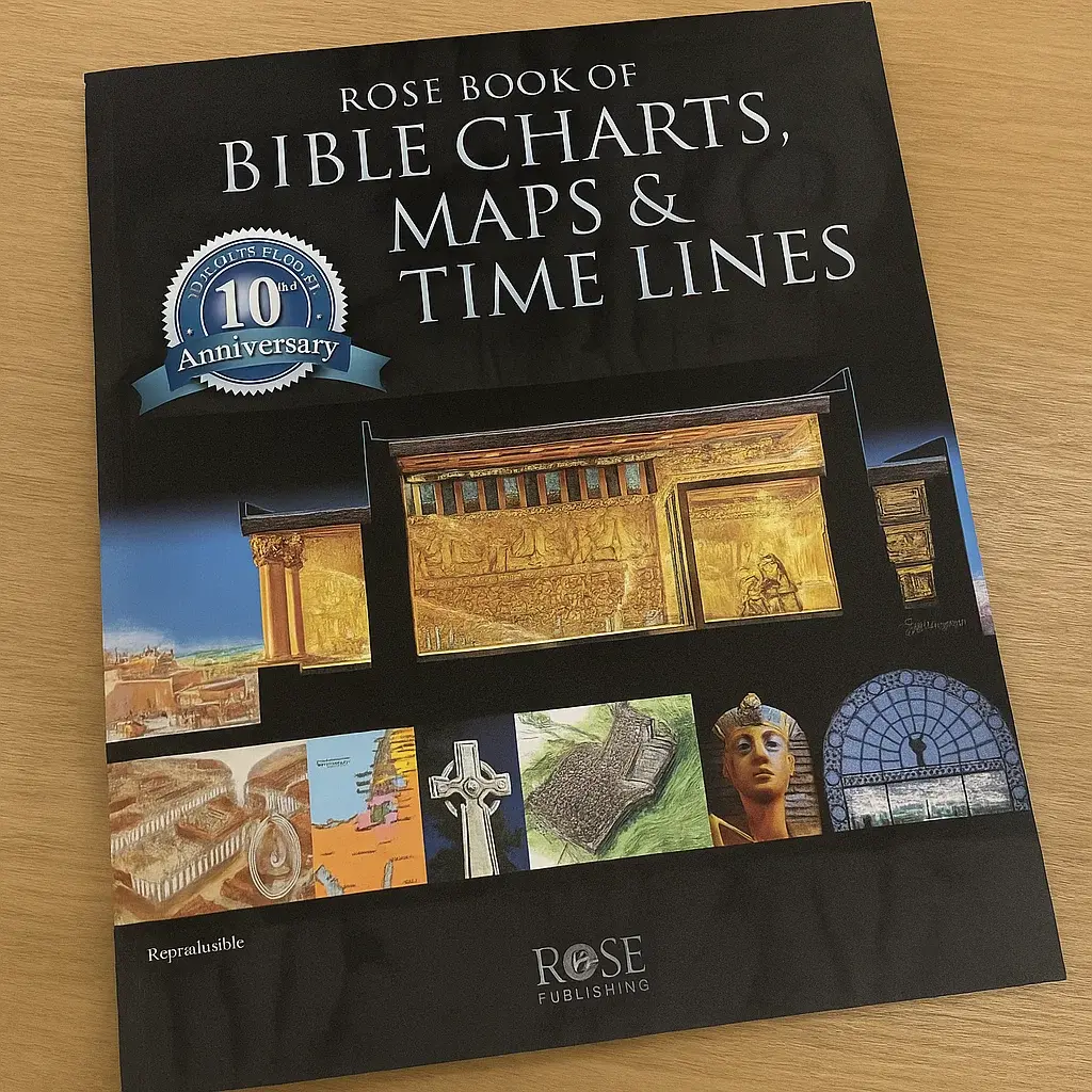 Rose Book of Bible Charts, Maps & Time Lines Vol. 1: 10th Anniversary Edition -Paperback # A compendium of charts, time lines, lists and illustrations bible