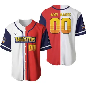 Tailgaters 2025 Custom Baseball Jersey – All-Over Print Fan Favorite Shirt, Year-Round Style, Easy to Wear, Classic Styles