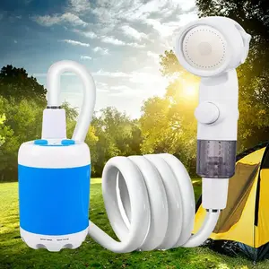 Portable Camping Shower Pump, Outdoor Camping Shower Pump, Upgraded Rechargeable Electric Shower Pump, Experience Freshness Anytime, Anywhere, Suitable for Garden, Patio, Outdoor Camping Shower, Car And Pet Cleaning