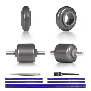 Upgrade Roller + Plush Strips Compatible with Dyson V15 V10 Slim V12 Slim Detect Absolute Vacuum Replacement Parts, Slim Head Accessories