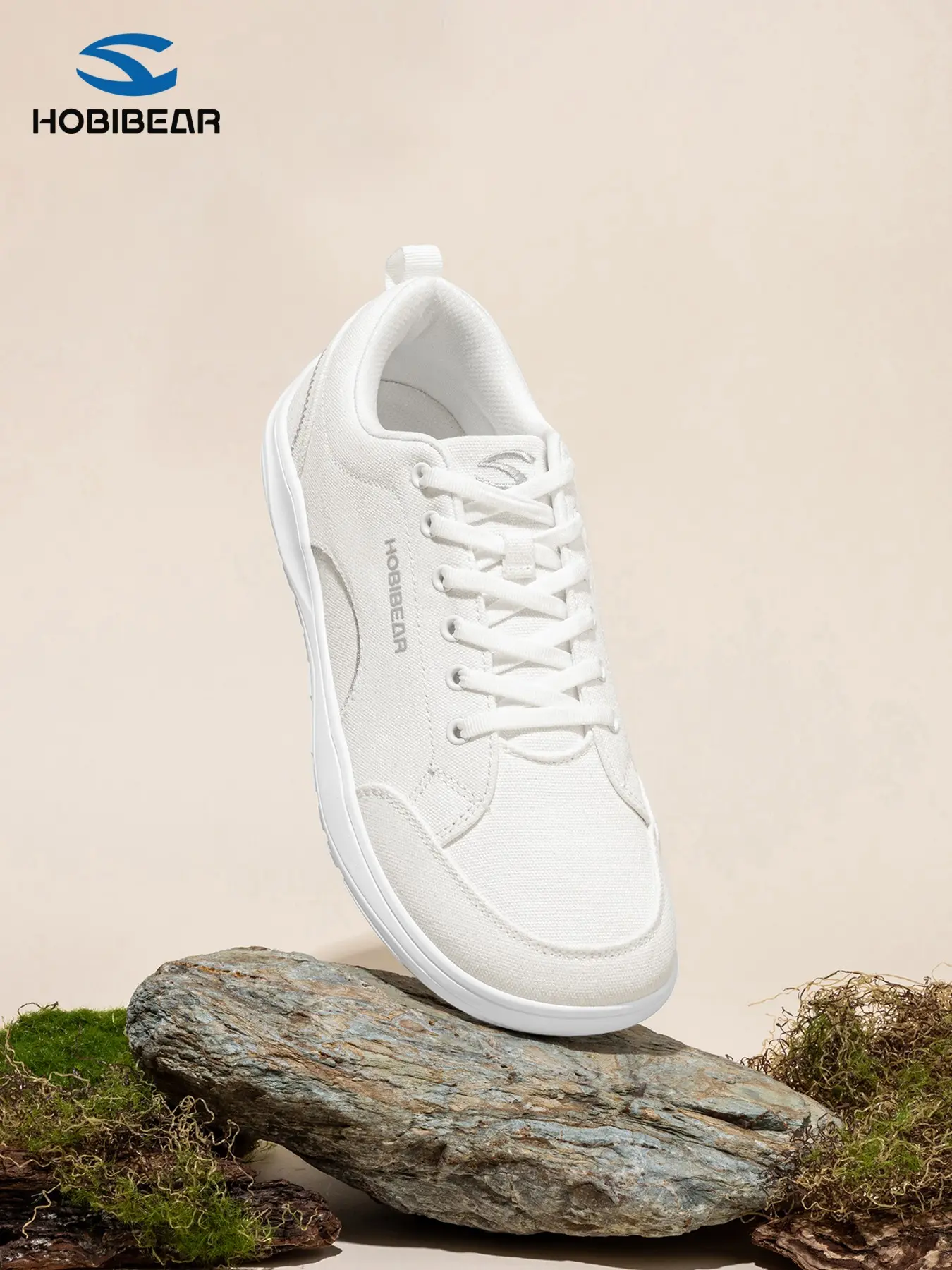 HOBIBEAR Light Hiking Wide-Fit Shoes: Men's Shoes for Spring/Autumn, Wide Foot-Friendly, Wear-Resistant, Soft Sole, Casual Shoes, Outdoor Sneakers