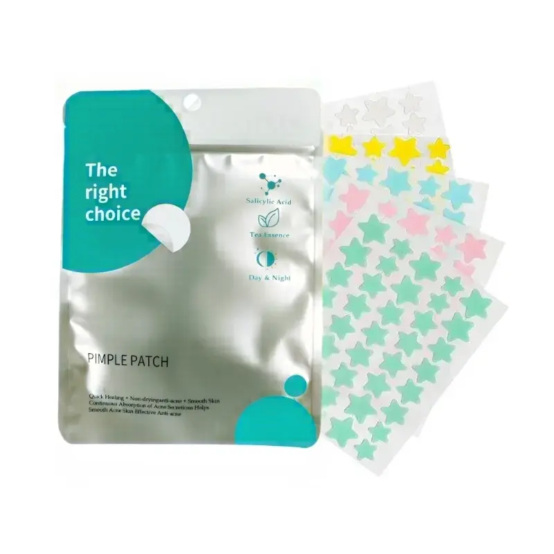 200 Pcs Bright Star Stickers - Protective Breathable Acne Cover Stickers, Fashionable Post-Makeup Face Decoration Fashion Accessories
