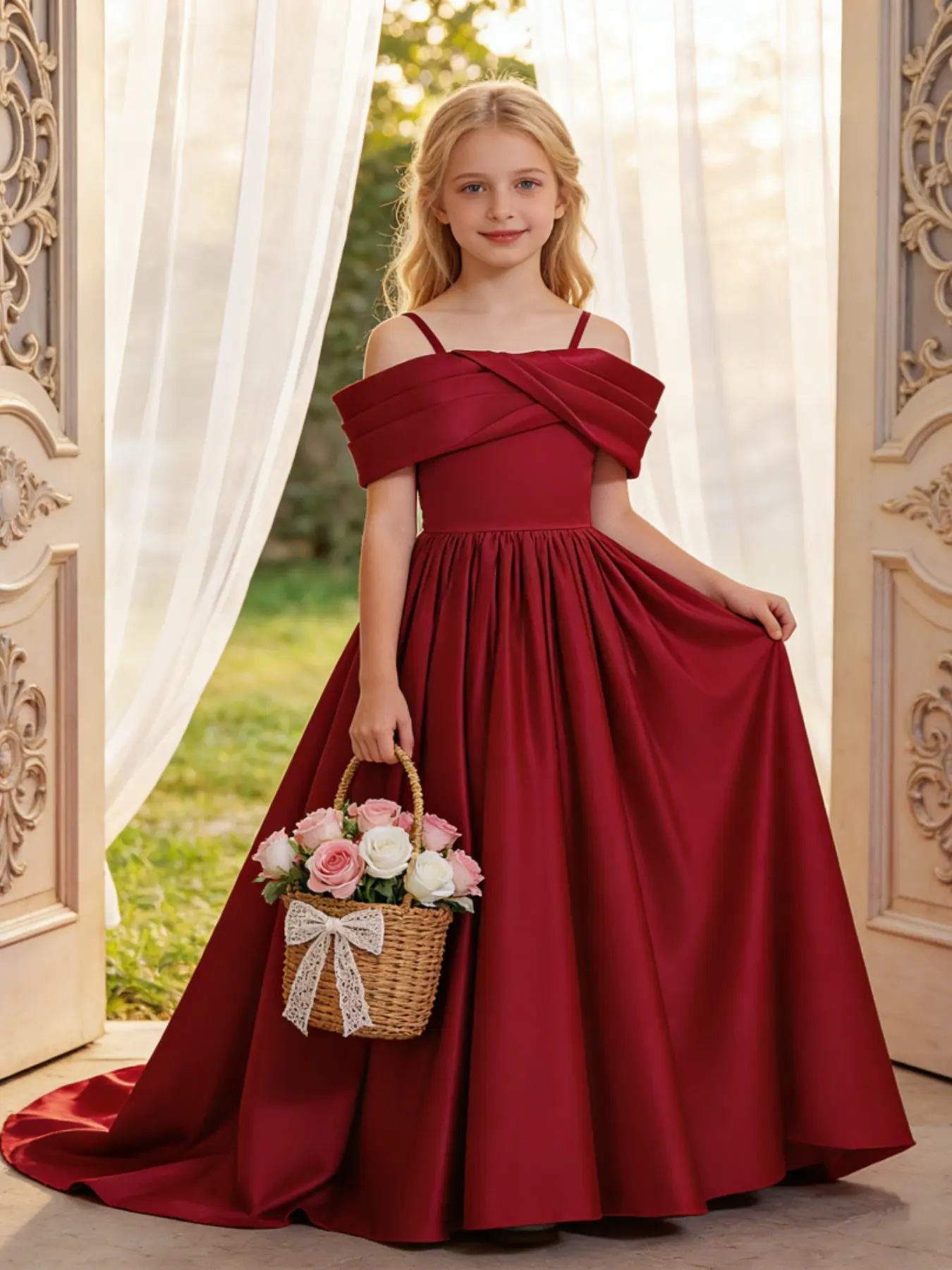Children's dress princess dress Frock piano performance costume performance dress large and small violin competition girl dress