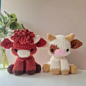 Amigurumi Highland Cow , Amigurumi cow , Highland cow, Crochet highland cow, Highland cow Plush, Highland cow, Crochet cow