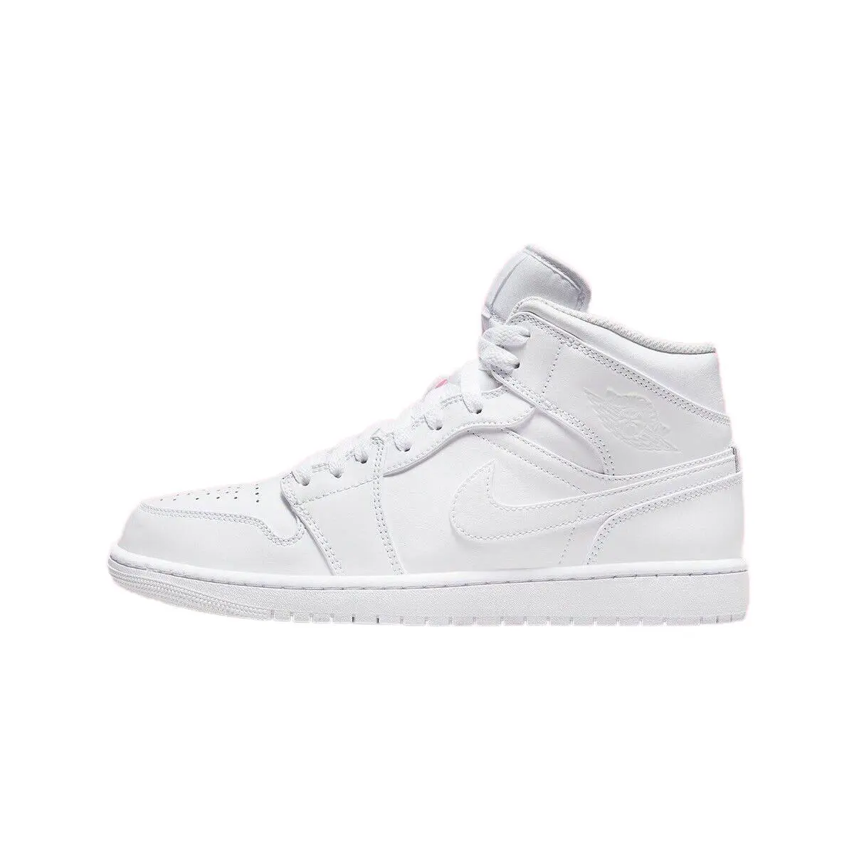 Men's Jordan 1 Mid White/White-White (554724 136)