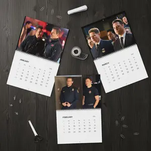 9-1-1 Buck-Eddie 026 Calendar, 9-1-1 TV Show Buck And Eddie Fan Merch, Planning Calendar