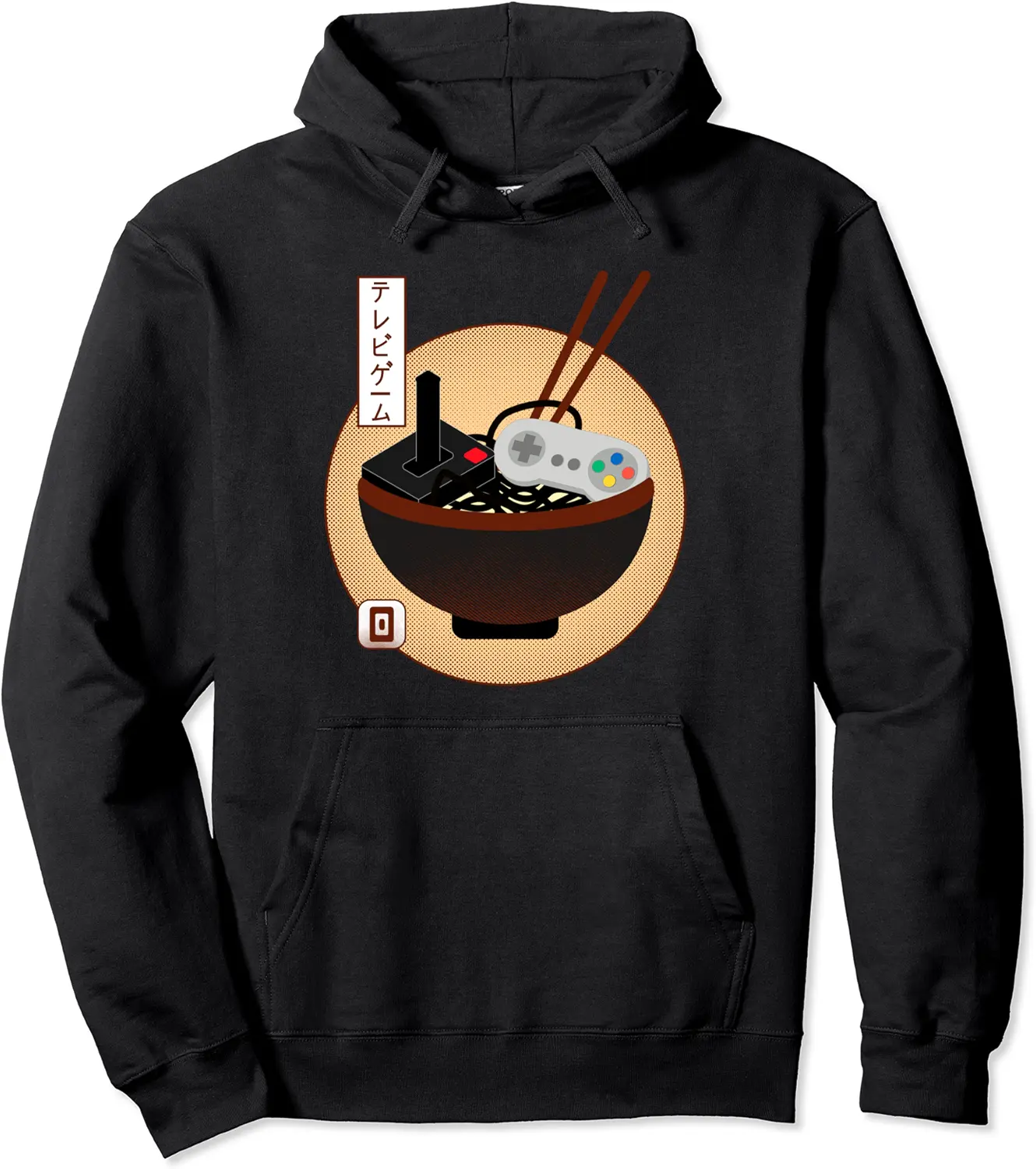 Video Game Controller Ramen Pasta Bowl Soup Gamer Ukiyo-e Pullover Hoodie - Hannahgu Shop 68B0BVG9KTMJ