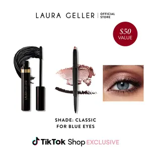 Laura Geller Eye Color Enhancing Duo - Swipe-n-Line Instant Eye Perfecting Stick & Kajal Volumizing Longwear Mascara