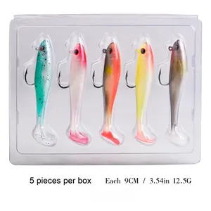 Deep Diver T-Rig Swimbait: 12.5g Lead-Core T-Tail w/ Single Hook - Full Water Column Predator Crusher!