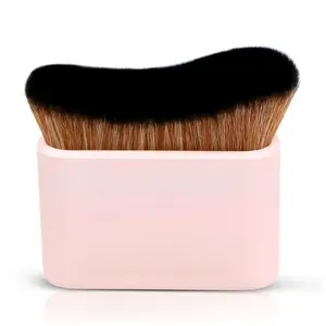 Self Tanner Brush for Face & Body - Kabuki Applicator for Self Tanning,Fake Tan,Sunscreen, Makeup - Bronzer & Blending Brush for Spray Tan & Body Foundation