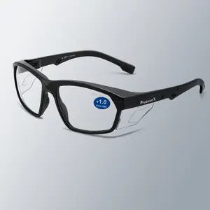 ProtectX Classic Glasses - Safety Glasses with Readers 1.0, Reader Safety Glasses, ANSI Z87.1 Rated with UV Protection Anti-Fog Scratch Resistant Lenses for Work and Indoor/Outdoor Use