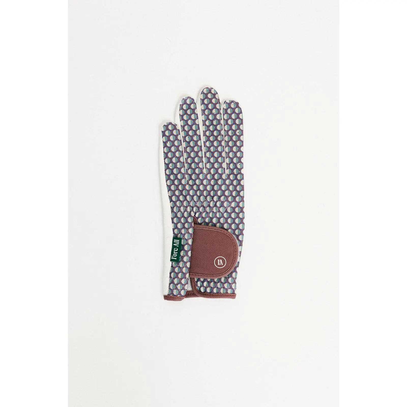 Golf Glove - Merlot Retro
