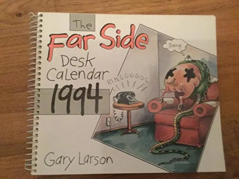 USED Book - The Far Side-1994 Desk Calendar by Hunt, Mary (Spiral-bound) - english