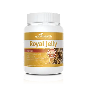 Goodhealth Naturally New Zealand Royal Jelly Immune Energy Support with 10-HDA 365 Capsules for Cardiovascular Health & Healthy Immune System Function