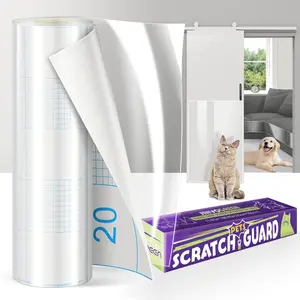 Scratch Furniture Protector, 196.8" x 11.8" Couch Protector from  Claws, Thickened Transparent Self-Adhesive Furniture Protectors for Couch Protection from