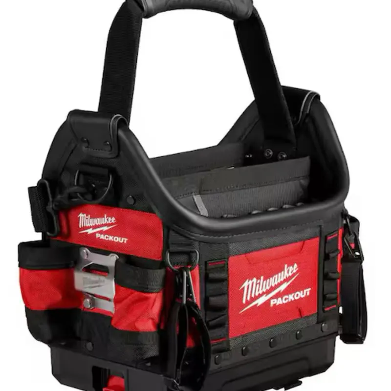Milwaukee PACKOUT 10 in. Structured Tote, Multi-Handled Tool Bag for Tool Organization, Multi-Handled Tool Bags