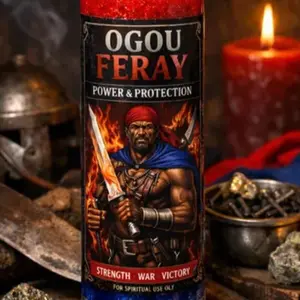 Ogou Feray Devotional Candle