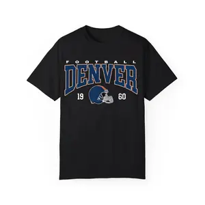 Denver Football Vintage Style Sweatshirt, Retro Denver Football Crewneck, Fan Gift Sweater For Mens, Sunday Football Shirt
