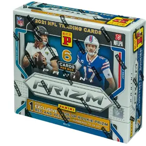 Panini 2021 Prizm Football Hobby TMALL(Asia) Box (1 Exclusive Red and Yellow Prizm Vets #'d to /39 RC #'d to /8))