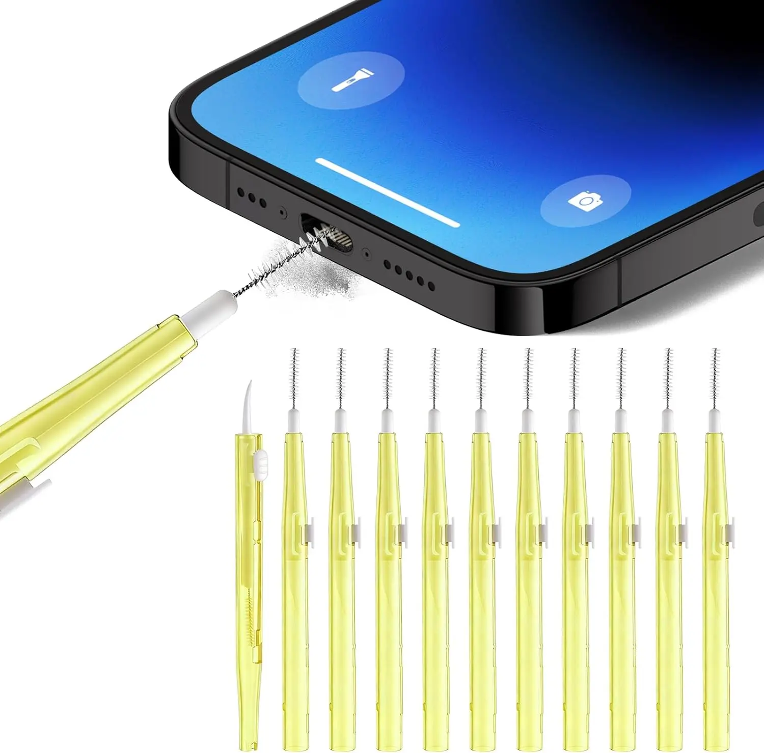 10PCS Portable Phone Cleaning Kit – Deep Cleaning Tools for Mobile Devices