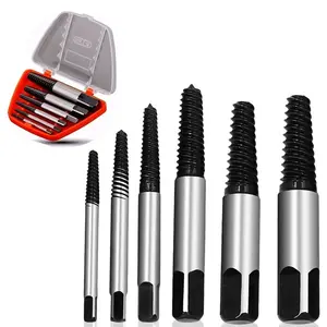 6-Piece Precision Thread Screw Remover Set, Damaged Screw Removal Tool, Single-Head Screw Extractor, Faucet Wire Breaker