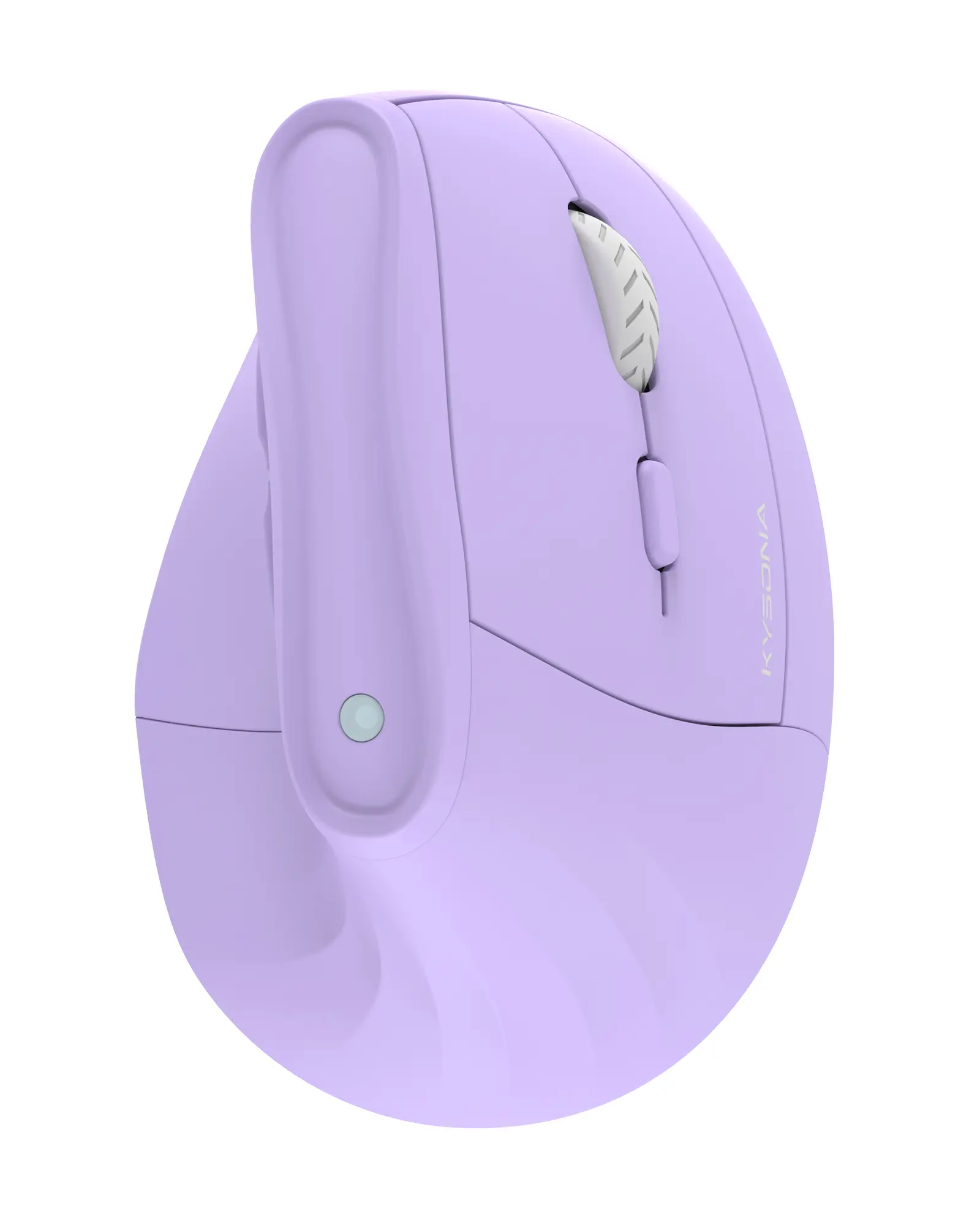 KYSONA 57° Ergonomic Wireless Tower Mouse, Vertical Quiet Ergo Mouse, Bluetooth(BT5.0,BT3.0)&2.4G, (800/1200/2400/2400/4000), 7 Buttons for Windows, macOS, iPadOS, Laptop, PC, Ergonomic Vertical Mouse, Bluetooth Mouse