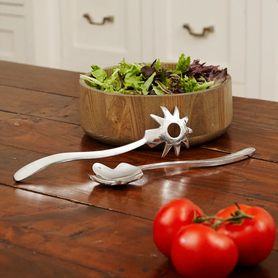 Flower Salad Servers