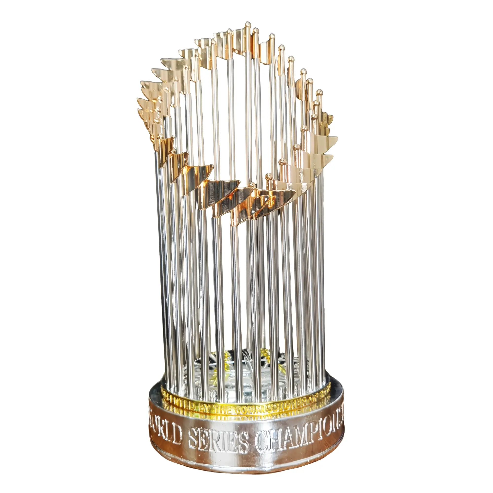 World-Class Baseball Championship Trophy Cup, 4.8inch/11.8inch Height, Perfect Sports Award Replica, Ideal Gift for Baseball Enthusiasts,Home desktop decoration, suitable for gift giving, Sports Trophy Statue