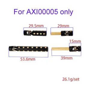 LonZeXy Brass Black Joint Transmission Drive Shaft Set Only For SCX24  AXI00005 1/24 RC New Upgrade Parts