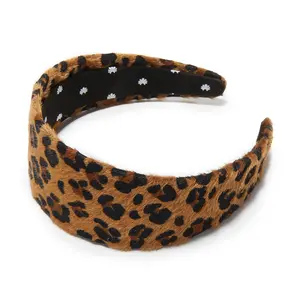 LEOPARD BRIGITTE FAUX PONYHAIR HEADBAND