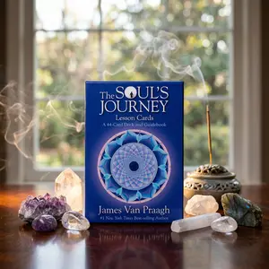 The Soul's Journey Lesson Cards: 44 Oracle Card Deck & Guidebook for Divination and Psychic Readings with Spiritual Life Lessons and Affirmation Cards