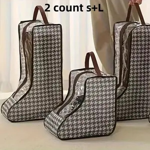 Colorful Boot Cover, 2 Counts Zippered Reusable Dust-proof Short Boots Storage Bag with Handle, Ultra-protective Versatile Organizer for Bedroom, Living Room,  Home, Office