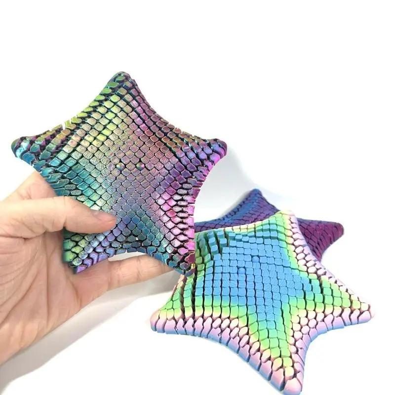 Articulated Flexible Viral Starfish Fidget Statue - Sensory Stress Reliever, Stress Relief Tool for Home Decor & Home Supplies, Stress Relief Tools