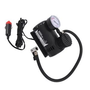 Portable Mini Air Compressor Bike Tire Infaltor Pump 12 Volt 300 PSI
