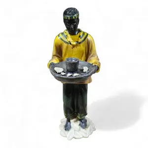 5-Inch Orula Orisha Resin Figurine - Handmade Polished Surface Collectible Figurine, Altar Decor, Shelf Decor Decoration Figure for Home Supplies