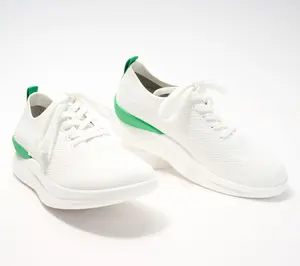 moshn Washable Knit Lace-Up Sneakers - Leap