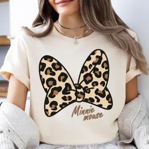 Coquette Bow Minnie Shirt Minnie Bow T-Shirt Magic Kingdom Sweater WDW Trip Sweatshirt Animal Kingdom Tee Girls Trip Sweater, Graphic shirt, Gift Birthday