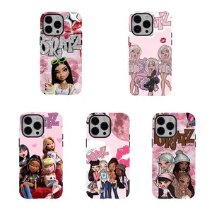 B-Bratz girl Doll Phone Cases,Y2K Aesthetic Phone Case,stylish Phone Case,Compatible for iPhone 17 16 15 14 13 12 11 Pro Max Plus & Samsung Galaxy S26 S25 S24 S23 S22 Ultra,Shockproof Durable Design,Tough phone case ,for cool girls,gift for her