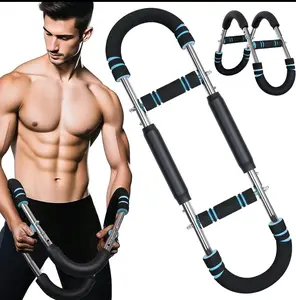 Twister Arm Trainer, Adjustable Chest Workout Equipment for Men & Women, Home Gym Strength Trainer, Muscle Builder & Strength Training for Arms, Chest 60-110lb
