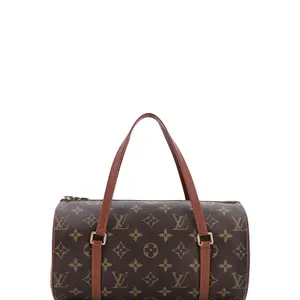 Pre-owned Louis Vuitton Canvas Coated Top Handle Bags Papillon Handbag Monogram Canvas 26 by Rebag
