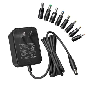 24v 1a 24w Power Adapter, LED CCTV Camera Ac to Dc Switch Adapter, Lightweight Design, 110v/220v, No Battery, for 24v Devices