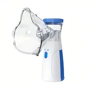 1pcs Nebulizer, Portable Nebulizer, Nebulizer Machine For Adults And Kids,For Breathing Problems, Nebulizer Masks And Adjustable Nebulization Rate Mesh Nebulizer With USB Power Cord, Facial Hydration (No Include Battery)