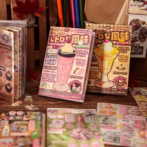 Cute Kawaii Aesthetic, Mini Scene & Convenience Store Theme |Retro Japan Vibe Stickers - 30-Pack Vintage Decorative Stickers for Phone Cases, Laptops & DIY Crafts